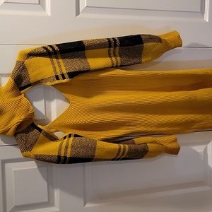 Yellow and Black dress